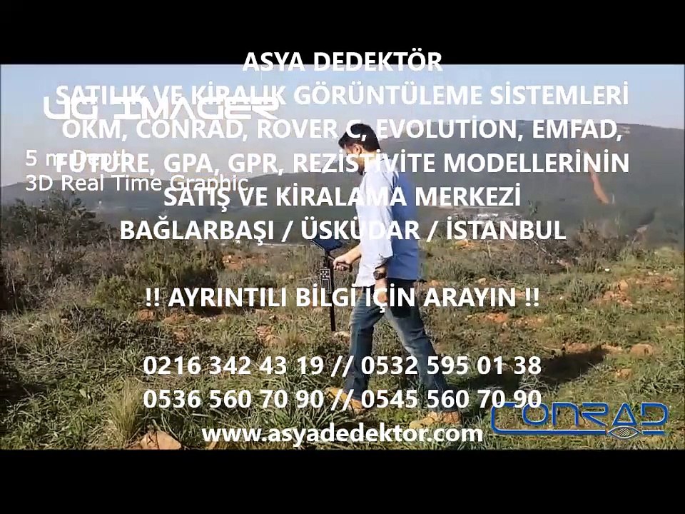 CONRAD UG İMAGER, 0532 595 01 38 , conrad dedektör, conrad yeraltı görüntüleme sistemleri, DEDEKTÖR CONRAD,