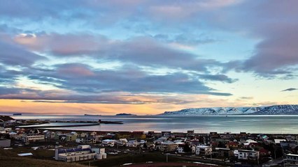 Time Lapse, Icelandic Nature, Fallegi Skagafjörður, vetur, HD