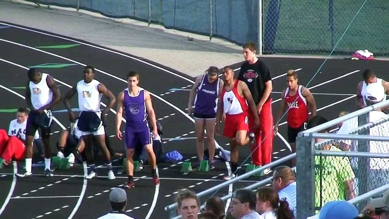 100m 10.37 high school track and field