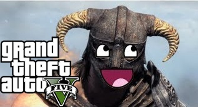 GTA V Fails, Funny and Random Gameplay Moments - (GTA 5 Fus ro Dah Compilation)