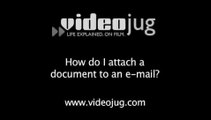 How do I attach a document to an e-mail?: Business E-Mail Attachments