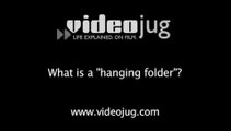 What is a 'hanging folder'?: Business E-Mail Terms