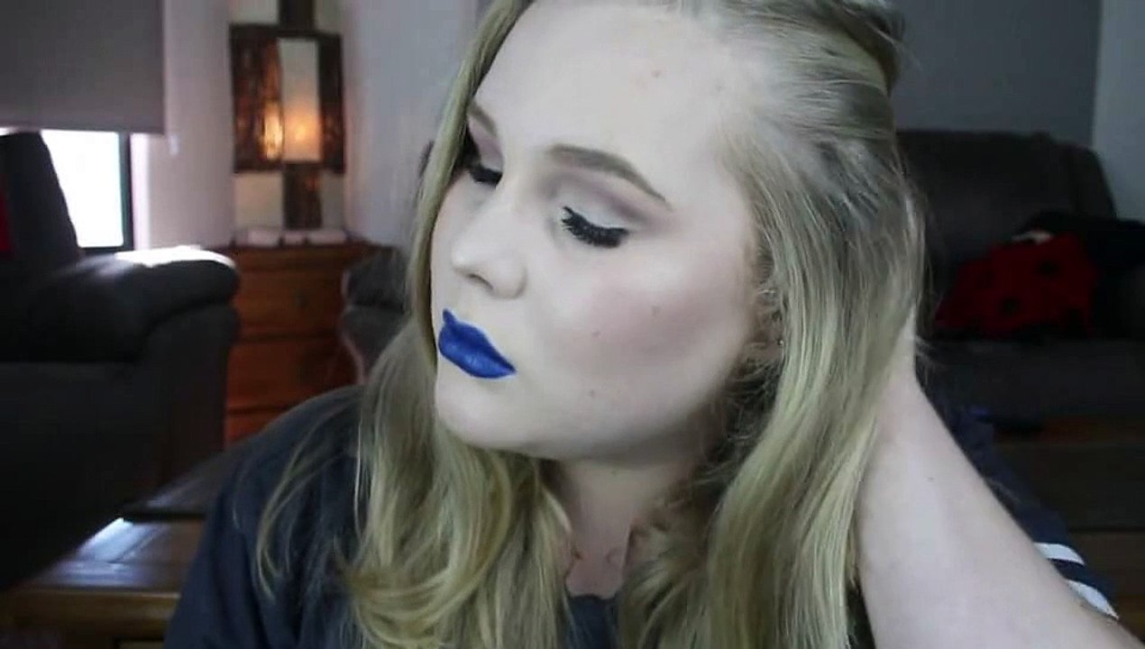 GRWM: Sultry Eyes & Navy Blue Lips!