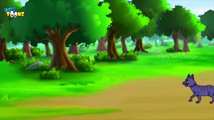 MARJALAM - story of a cunning cat - Telugu Moral Story For Kids - Panchathantra tales