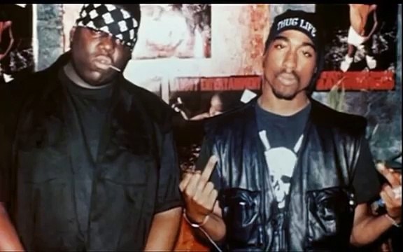 2pac hugging Biggie rare footage