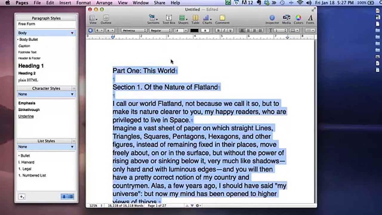 Publishing to ePub from Pages tutorial