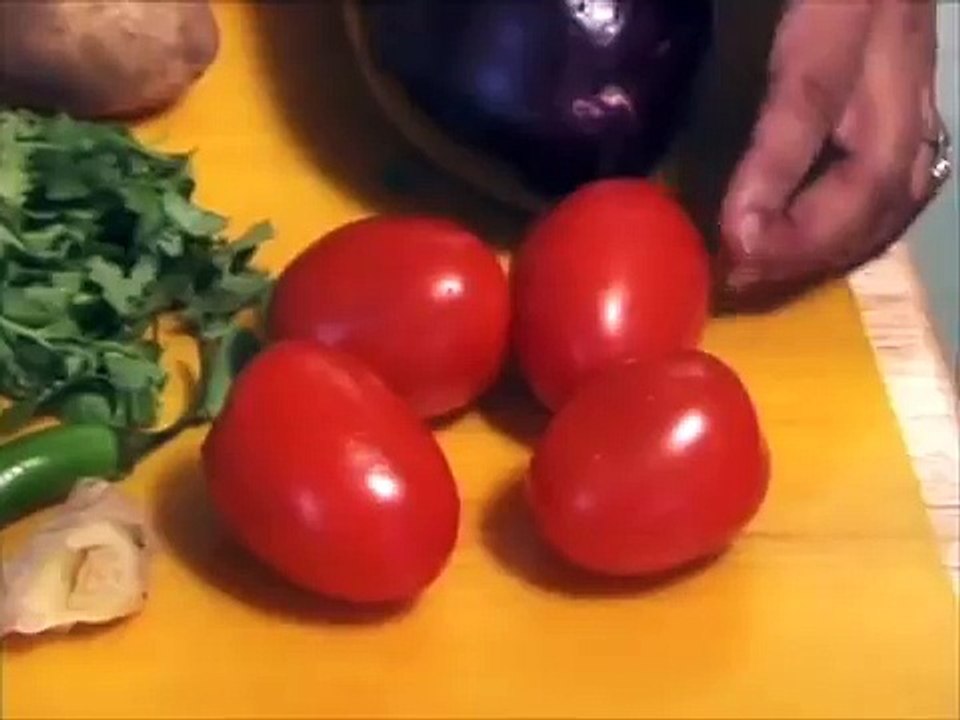 Aloo Baingan, Potatoes and Eggplant Recipe by Manjula