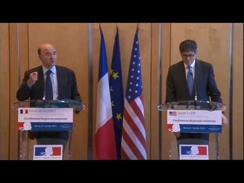 Archive - Point presse : Pierre Moscovici et Jack Lew