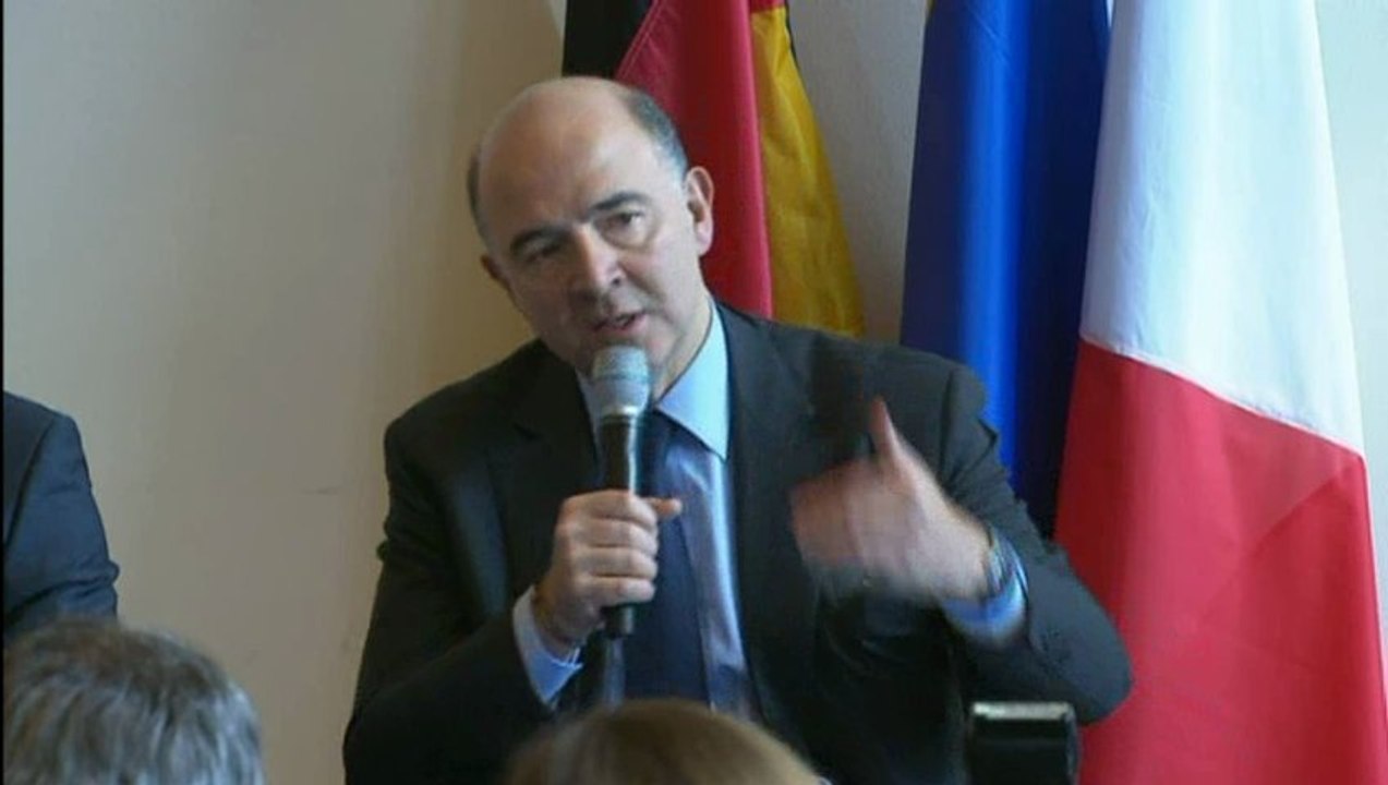 Archive - Intervention de Pierre Moscovici à l'issue du Conseil économique et financier franco-allemand