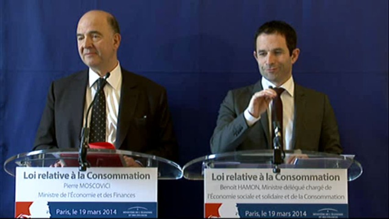 Archive - Conférence de presse sur la loi Consommation
