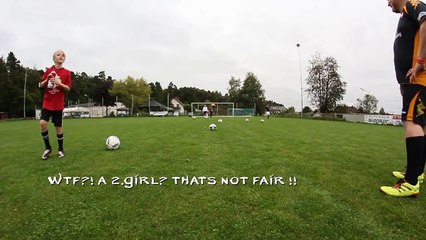 The Battle: Soccer Girl vs. freekickerz | Who is better in soccer?