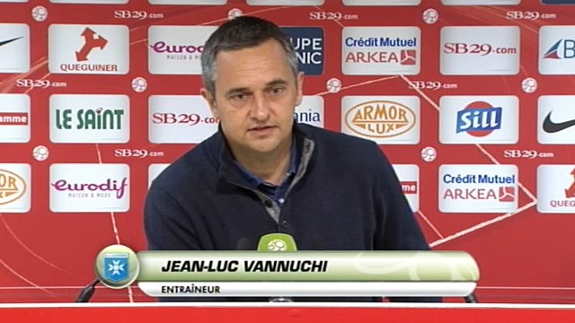 Réaction de Jean-Luc Vannuchi après Stade Brestois 29 - AJ Auxerre