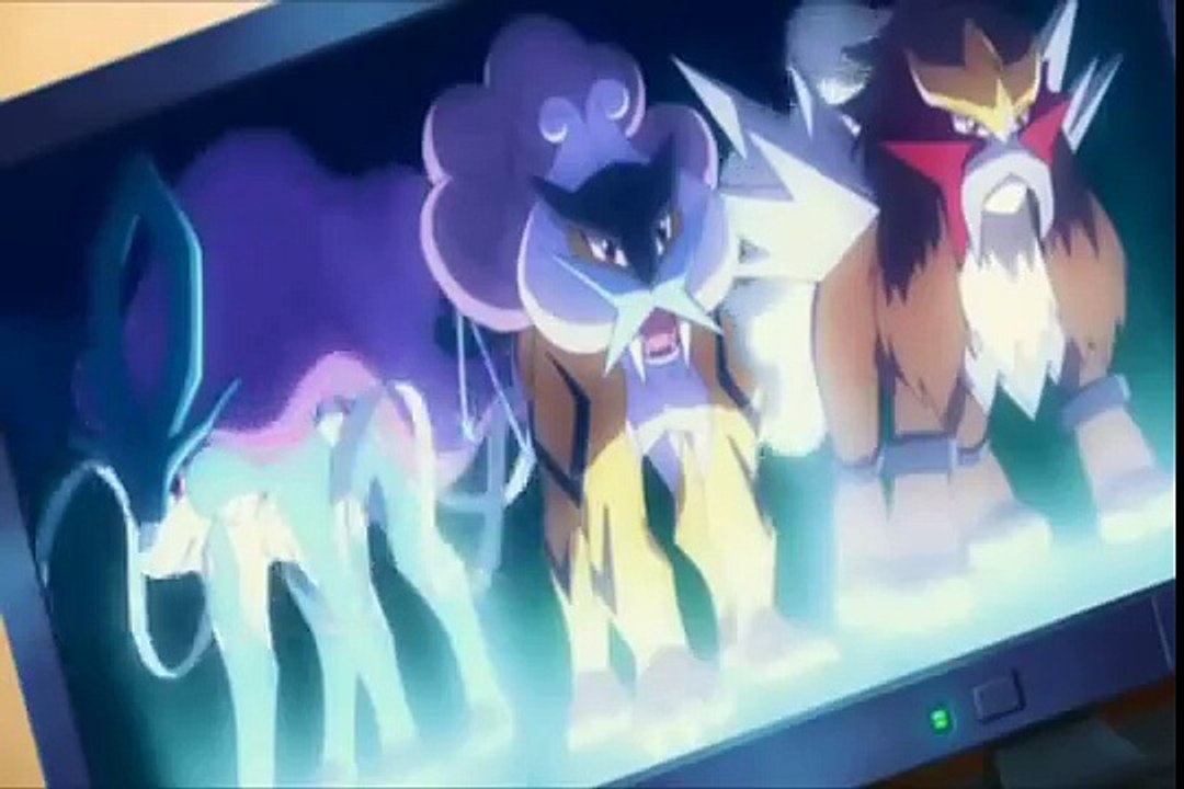 Zoroark vs Entei,Raikou,Suicune