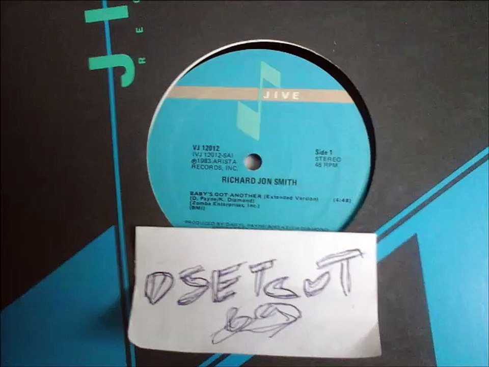 RICHARD JON SMITH -BABY'S GOT ANOTHER(DUB VERSION)(RIP ETCUT)JIVE REC 83