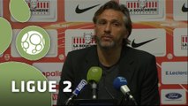 Conférence de presse AS Nancy-Lorraine - Chamois Niortais (1-2) : Pablo  CORREA (ASNL) - Régis BROUARD (NIORT) - 2014/2015