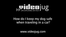 How do I keep my dog safe when traveling in a car?: Dog Ownership: Traveling And Vacations