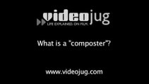 What is a 'composter'?: Composting