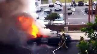 Exploding Car- Eh, No Reason To Stop Working