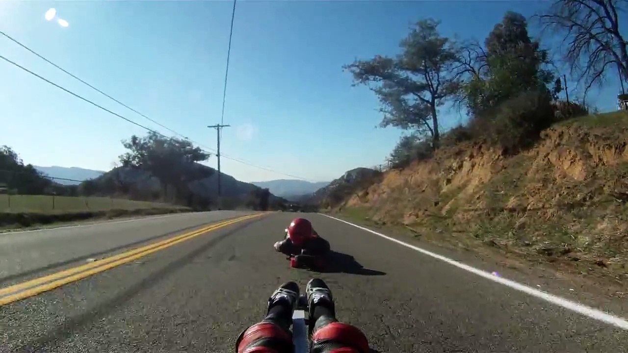 Streetluge Crash 65 MPH!!
