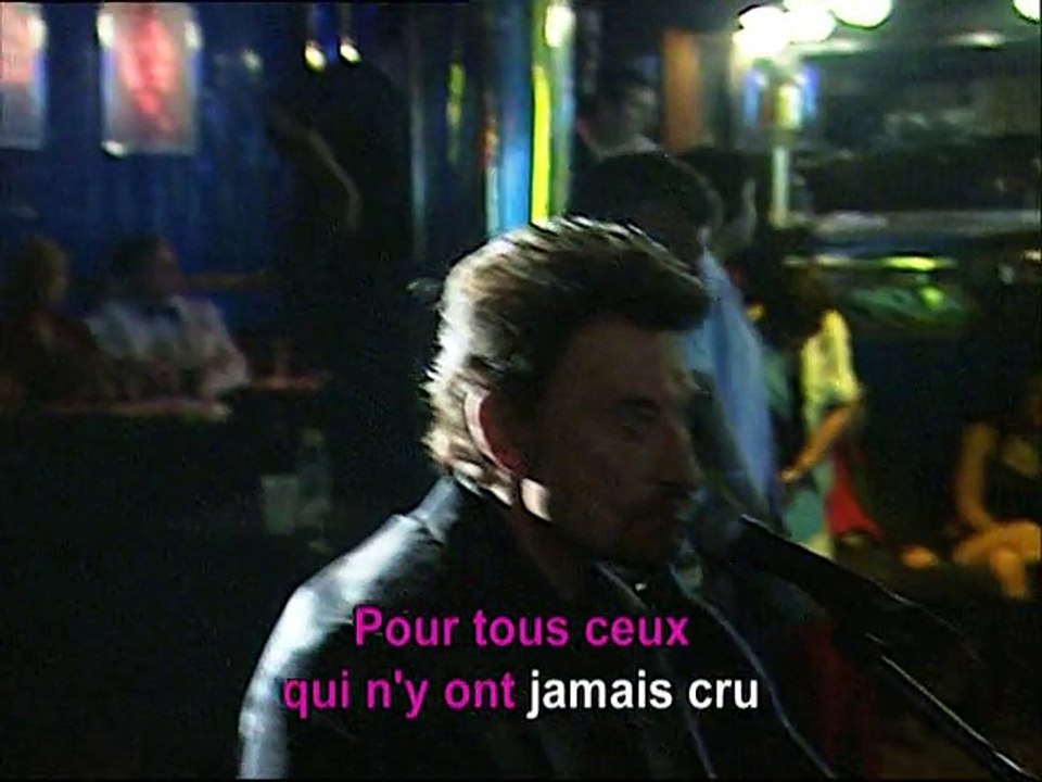 KARAOKE JOHNNY HALLYDAY - Noel interdit