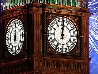 London Fireworks on New Year's Day 2008 - New Year Live - BBC One