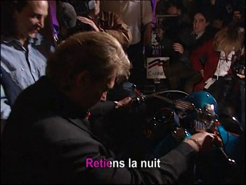 KARAOKE JOHNNY HALLYDAY - Retiens la nuit