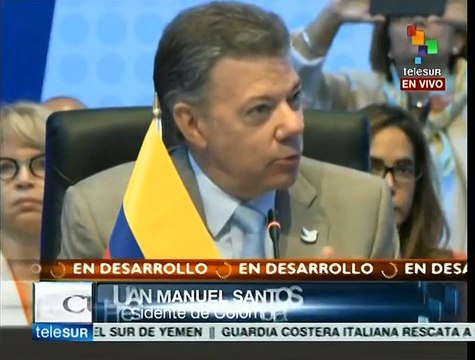 Santos: Colombia agradece apoyo internacional a Diálogos de Paz