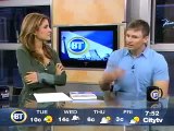 Mississauga personal trainer Bruce Krahn on Breakfast TV demonstrating fat loss exercises