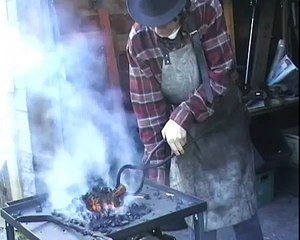 Forging a Railroad Spike Knife