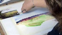 How To do a Watercolour Painting Of A Landscape