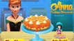 Anna cooking cheese cake - Frozen princess Anna baking cheese cake game
