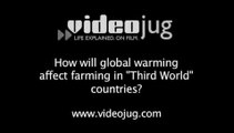 How will global warming affect farming in 