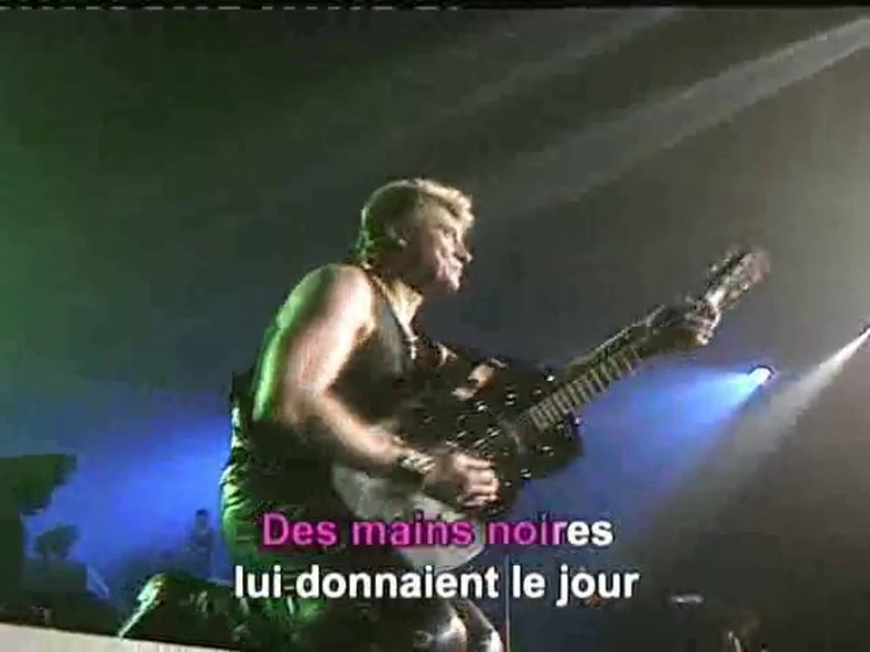 KARAOKE JOHNNY HALLYDAY Toute la musique que j'aime Vidéo Dailymotion