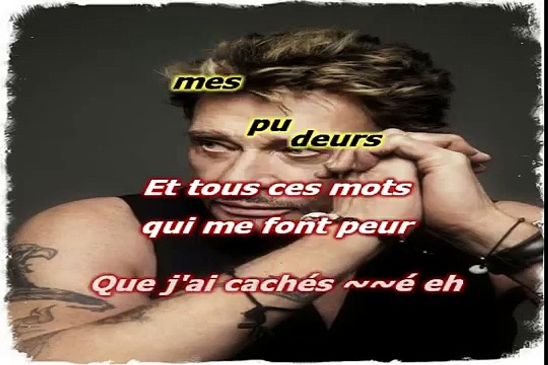 KARAOKE JOHNNY HALLYDAY - Un jour viendra