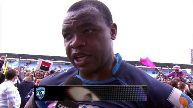 TOP14 - Racing-Montpellier: Interview Robins Tchalé Watchou (MON) - J22 - Saison 2014/2015