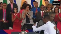Barack Obama in Jamaica (Patois) 