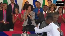 Barack Obama in Jamaica (Patois) 
