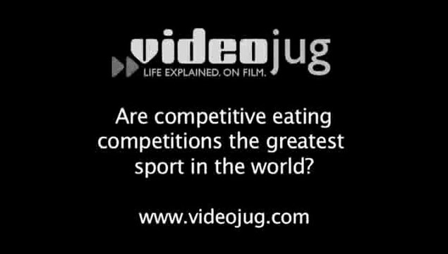 Are competitive eating competitions the greatest sport in the world?: Stories From The Table