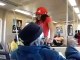 SUBWAY FIGHTS Soulja Girl - Crazy woman on train in Atlanta verbally abusing a senior citizen
