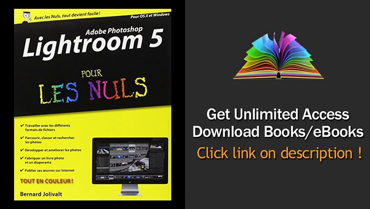 Download PDF Adobe Photoshop Lightroom 5 pour les Nuls