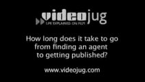 How long does it take to go from finding an agent to getting published?: Getting Published