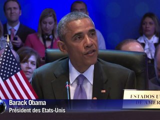 Face à face, Obama et Castro tournent la page de la Guerre froide au Panama