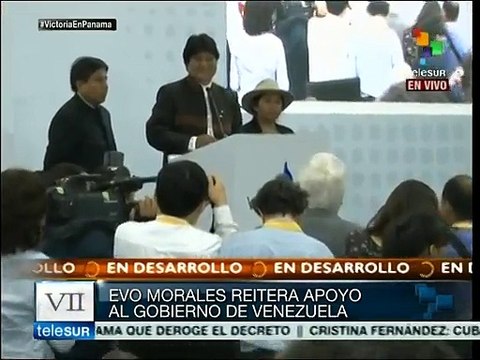 Evo: Cuba es un ejemplo de solidaridad para la humanidad
