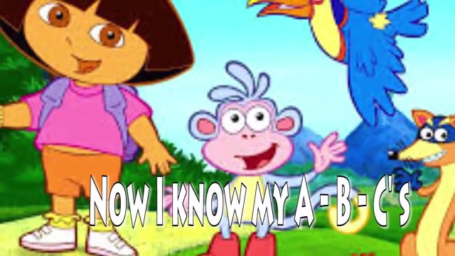 Nursery Rhyme Alphabet Dora the Explorer Cartoon Kids Cartoons ABC Song Education