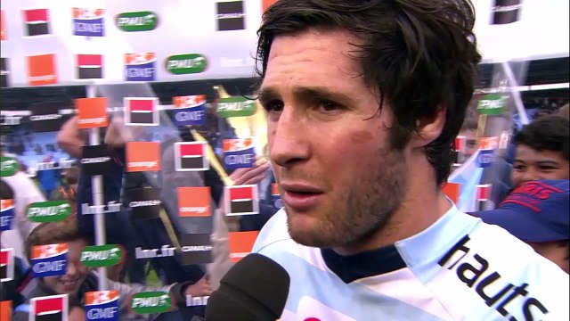 TOP14 - Racing-Montpellier: Interview Maxime Machenaud (RAC) - J22 - Saison 2014/2015