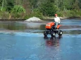 lawn mower mudding