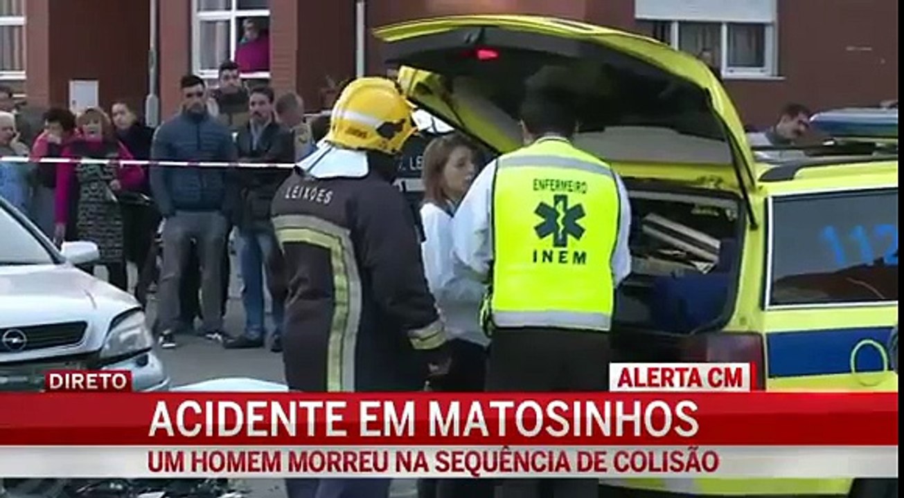 Um morto em acidente em Matosinhos