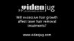 Will excessive hair growth affect laser hair removal treatments?: Laser Hair Removal
