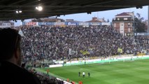 La festa al Tardini dopo Parma - Juventus 1-0 del 11 aprile 2015