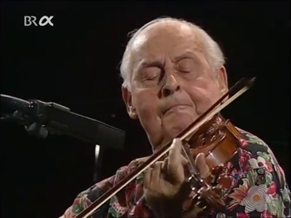 STÉPHANE GRAPPELLI TRIO at Burghausen 1991 (2 peaces, HD)